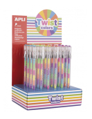 Esferográfica Apli Gel Twist Colors