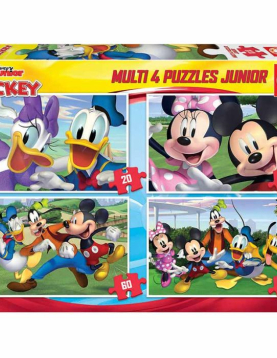 Puzzle Educa multi 4 junior Mickey 20-40-60-80