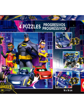Puzzles Progressivos Batwheels 12+16+20+25