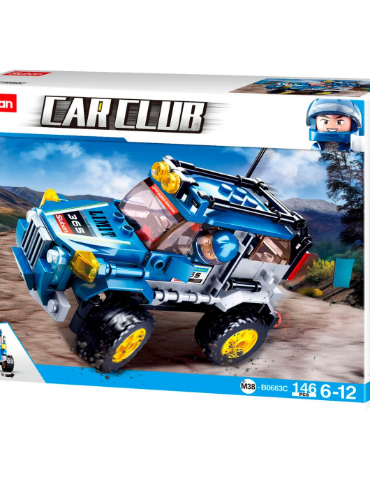 Sluban Car Club - Offroad Blue