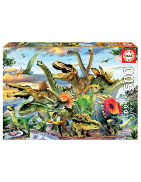 Puzzle 500pcs Educa Dinossauros