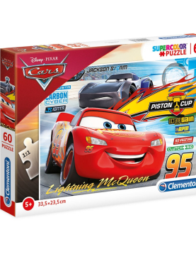 Puzzle de 60 peças do Disney Cars da Clementoni