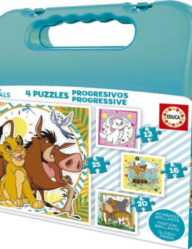 Puzzle Educa mala progressivo Disney animais