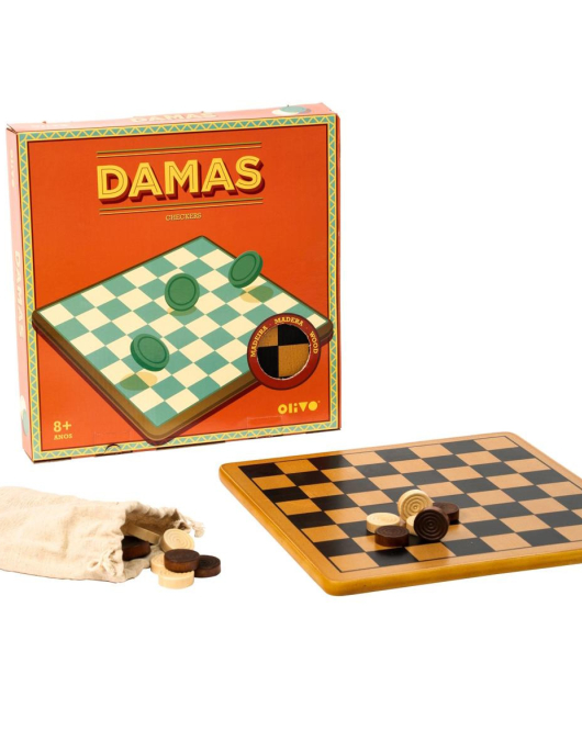 Jogo Damas Madeira