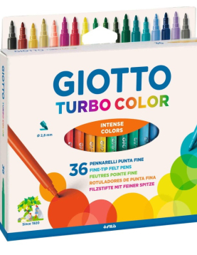 Marcador Feltro Giotto Turbo Color 36 Cores