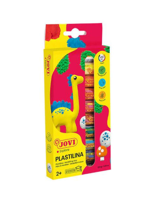 Plasticina Jovi 15GR 10 Barras Cores Sortidas