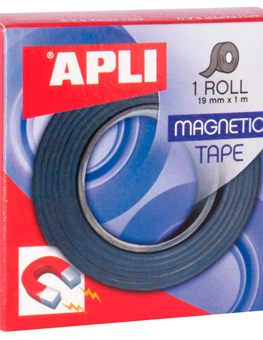 Fita Adesiva Apli Magnetica 19mm X 1m