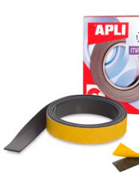 Fita Adesiva Apli Magnetica 19mm X 1m