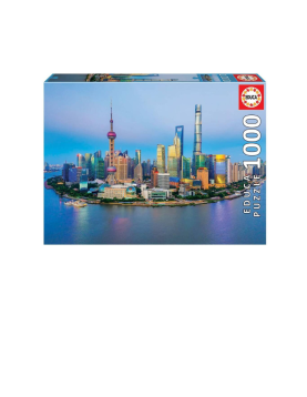 Puzzle Educa &quot;Xangai ao Entardecer&quot; 1000 Peças