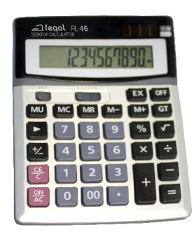 Calculadora De Secretária FEGOL FL-46 12 DÍGITOS