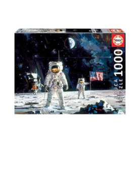 Puzzle &quot;Primeiro Homem na Lua&quot; 1000 Peças