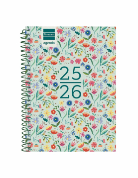 Agenda Escolar Semanal 2025/2026 Capa Plástica