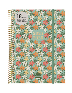 Agenda Escolar Semanal A5 18 meses