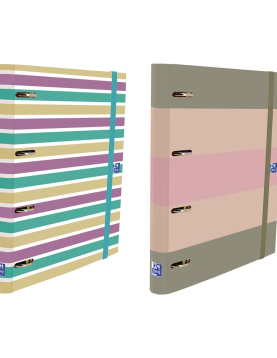 Dossier Escolar A4 Com 4 Argolas e Recargas Oxford