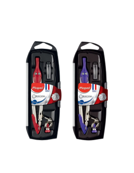 Estojo Compasso Maped Origin – Conjunto 3 Peças