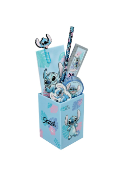 Conjunto de papelaria Stitch