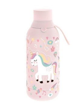 Garrafa Térmica 500ml Unicórnio Aurea Kids