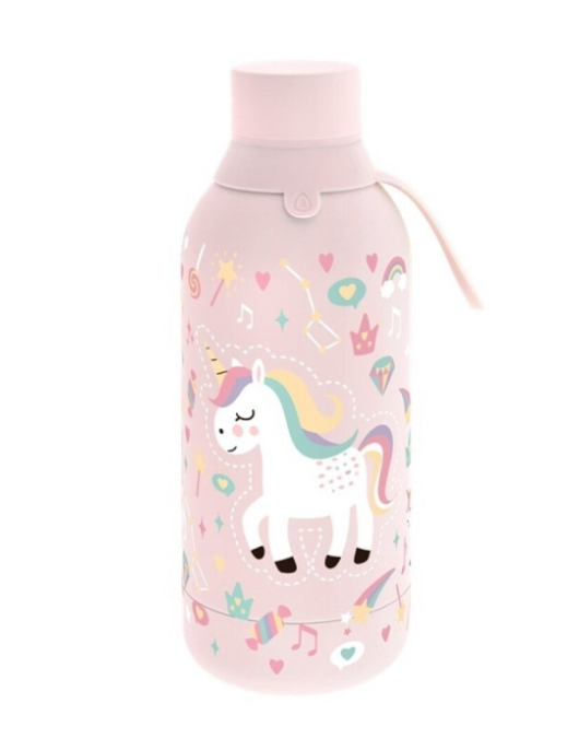 Garrafa Térmica 500ml Unicórnio Aurea Kids