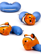 Almofada de Viagem e Peluche Peixe-Palhaço 2 em 1