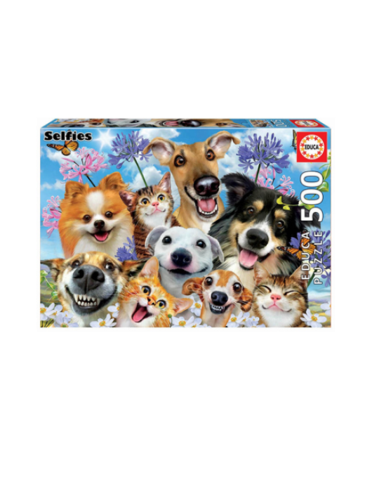 Puzzle Educa 500 Peças "Fun in the sun selfie"