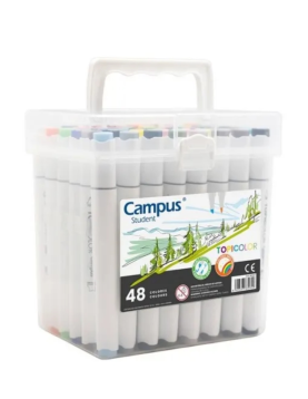 Marcador Dupla Ponta Campus Topicolor