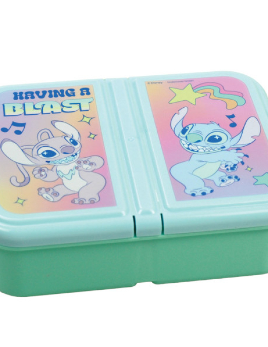 Taça Rígida Stitch 3 Compartimentos