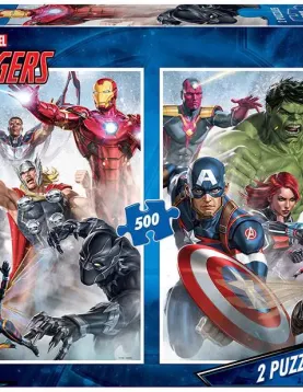 Puzzle Marvel Avengers – 2×500 peças – Educa