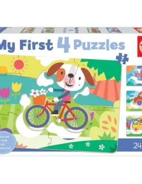 Puzzle progressivo Educa Vehicles 5+6+7+8 peças